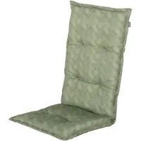 Hartman tuinstoelkussen Bobby green - 50% Polyester / 50% Katoen - Tuinkussens hoge rug dun -