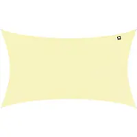 Kopu schaduwdoek rechthoek waterdicht 2x3 m zonnedoek creme