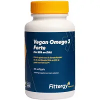 Fittergy 2x Vegan Omega 3 Forte 60 Softgels