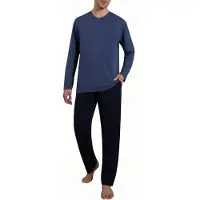 Ceceba Bamboo - Heren Pyjama lange broek - Blauw