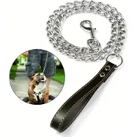 Nobleza Kettinglijn - Maat M - Lengte 120cm - Uitlaatriem - Honden riem - Hondenriem - Riem hond - Leiband hond - Hondenlijn - Hondenriem - Zwart