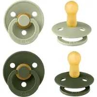 BIBS Fopspeen Symmetric Sage/Hunter Green 0-6mnd 2st