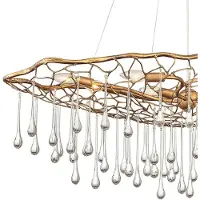 Lisa McDennon by Hinkley LED Hanglamp Laguna | 8X E14 Max 40W | Dimbaar | Burnished Gold