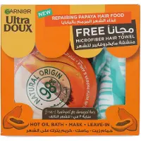 Garnier Ultra Doux Repairing Papaya Hair Food Cadeauset - 390 ml