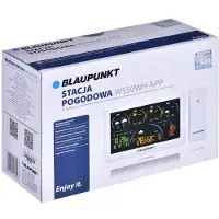 Blaupunkt Meteostation met 1 externe sensor, model WS50WH, met app-functionaliteit