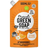 Marcel's Green Soap Afwasmiddel Navulling - Sinaasappel & Jasmijn - 6 x 500 ml