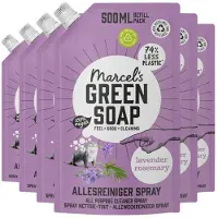 Marcel's Green Soap Allesreiniger Spray Navulling - Lavendel & Rozemarijn - 6 x 500 ml