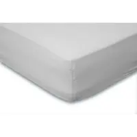 Eleganzzz Hoeslaken Katoen Perkal 35cm Hoekhoogte - licht grijs 140x200cm