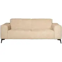 Livin24 Scandinavische bank 2,5-zits Vegas bouclé beige