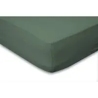 Eleganzzz Hoeslaken Katoen Perkal 35cm Hoekhoogte - grenat green 90x200cm