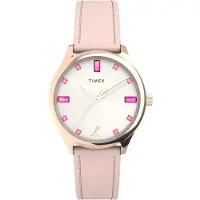Timex Dress X Bcrf Dames Roze Horloge TW2V95800