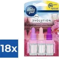 Ambi Pur 3Volution Luchtverfrisser Navulling - Thai Orchidee 20 ml - Voordeelverpakking 18 stuks