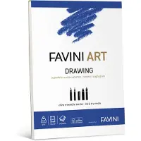 Favini Art Drawing - Ruw wit papier voor inkt & droge technieken - 30 vellen A4