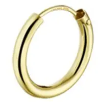 The Jewelry Collection goud (geelgoud) oorring 1,8 mm ronde buis per stuk 4026013