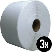 DULA Compatible Zebra Labels 57x76mm - 930 etiketten per rol - kern 25mm - Wit - Permanent - 3 rolle