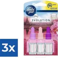 Ambi Pur 3Volution Luchtverfrisser Navulling - Thai Orchidee 20 ml - Voordeelverpakking 3 stuks
