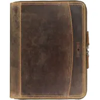 Greenburry Leren Tablet-/Schrijfmap A4