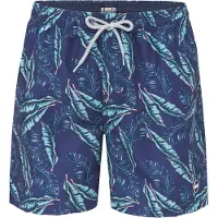 Happy Shorts Heren zwemshort blad print