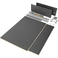 Emuca Kit Chen Of Totex Hoge Badkamertote Met Planken Inbegrepen 178 Mm