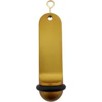 Combicraft Blanco Big Classic Goud Aluminium Hotel Sleutelhanger 105x30 mm - 5 Stuks