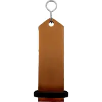 Combicraft Bumerang hotel sleutelhanger brons - 100 x 30 mm - 5 stuks