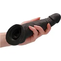 Realrock Penis Extender Sleeve Zwart - 21 cm