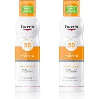 Eucerin Sun Oil Control Mist Transparent Dry Touch SPF50 2x200ml