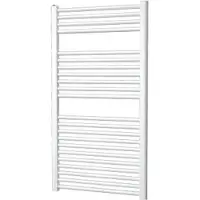 Thermrad Basic-4 radiator 373W, recht, verticaal, buis rond, 4 aansluitingen, hxlxd 764x500x30mm, glanzend wit RAL9016