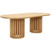 BUITEN living Berlijn dining tuintafel 6 personen | hardhout | teaklook | 240cm