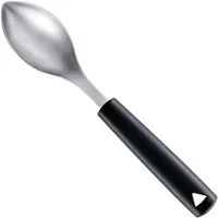 Triangle Quenelle Lepel 8 cm - Roestvrij Staal - Ergonomisch - Vaatwasserbestendig