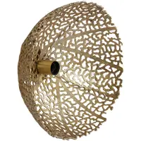 Present Time Messing Wandlamp Sinula Ø 39cm 1x E27