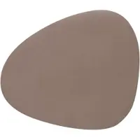 Lind DNA Placemat Curve L Serene Mole Grey (Set van 4)-37 x 44 cm