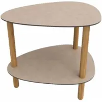 Lind DNA Loungetafel Curve Lounge Table L Bull Warm Grey Oak Nature
