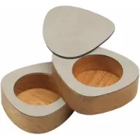 Lind DNA Peper- en zoutstel Curve Salt & Pepper Nupo Light Grey (Set van 2)
