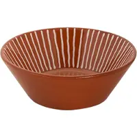 Colori del Sud Schaal Mezquita 23 cm 1.8 l Bruin Roze Wit Aardewerk 1 stuk