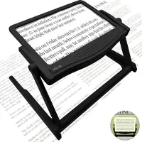 Vicon Tafel Loep met LED Verlichting - 5x vergroting - Incl. Batterijen - Vergrootglas - Leesloep voor Volwassenen en Ouderen