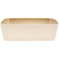 Bitz Schaal Gastro Rectangular Cream Cream 28 x 21 cm (2-delig)