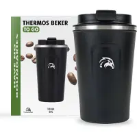 Travelhawk Thermosbeker - RVS 380 ml - Dubbelwandig