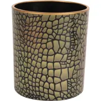 Baroque - Waxinelichtjeshouder - Waxinelichthouder Mozaïek 10 cm - Green - Glas - 10x8.8x8.8 - Glass