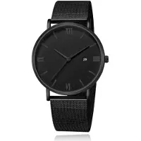 LGT JWLS Herenhorloge met Mesh Band - Zwart