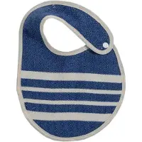 Lalay Baby slabbetje Krem Sultan royal blue van Lalay