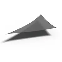 Platinum Schaduwdoek driehoek 90 antraciet 710x500x500 - | Platinum sun & shade