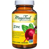 MegaFood , Zink, 22.5 mg, 60 Tablets