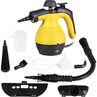 Trendmix Handstoomreiniger Geel – 1050W – 350 ml – 9-Delige Accessoireset – Veilig Ontwerp – Voor Keuken, Badkamer, Auto & Meer