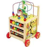 Kruzzel Houten Loopwagen: Perfecte Start voor de Eerste Stapjes