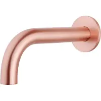 Wiesbaden Caral baduitloop rond 20 cm 1/2'' geborsteld koper