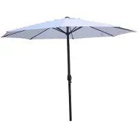 PimXL Luxe Parasol - Stokparasol - Ø300cm - Wit