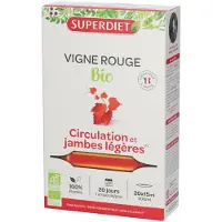 SuperDiet Super Diet Rode Wingerd Bio Circulatie 20 St Drinkbare ampoules