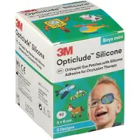 3M Opticlude Silicone Oogpleisters Boys Mini | 50 stuks