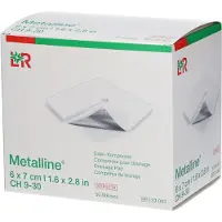 Lohmann & Rauscher GmbH & Co. KG Metalline Steriel Drainagekompres 6 x 7cm 23093 50 St Compressen